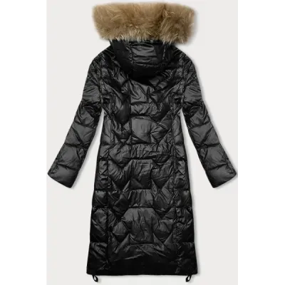 Dámská dlouhá zimní bunda MODA2203 černá