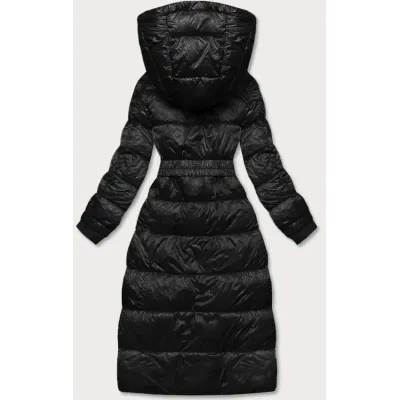 Dlouhá dámská zimní bunda MODA9090 černá
