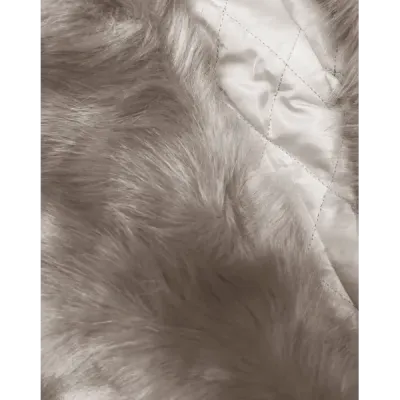 Krátká dámská bunda MODA0327 světle béžový