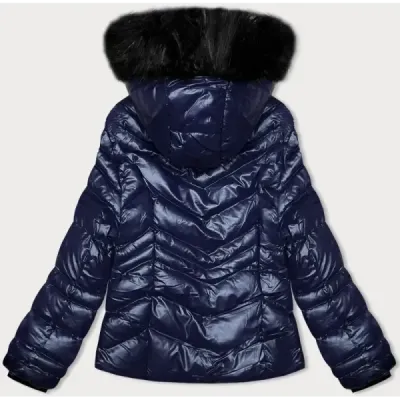 Damská zimní bunda MODA23068 švestková