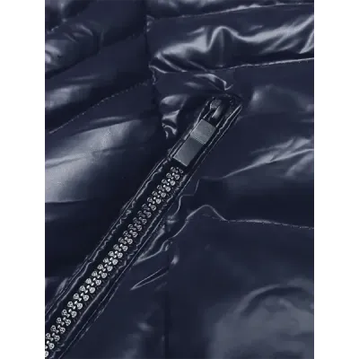 Damská zimní bunda MODA23068 švestková