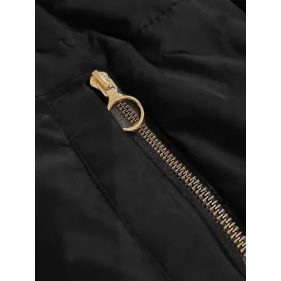 Krátká dámská zimní bunda MODA8182 S\'west černá