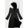 Dámská zimní bunda parka MODA558 S\'WEST černo-bílá