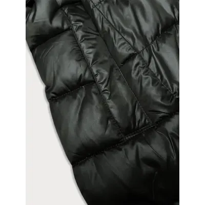 Dámská zimní bunda s kožešinovým límcem S\'WEST MODA8197 army