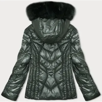 Dámská zimní bunda S\'WEST MODA8180 zelená