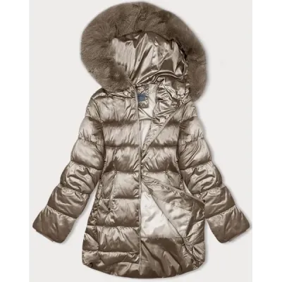 Dámská zimní bunda S\'WEST MODA8192 béžová