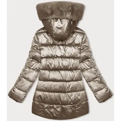 Dámská zimní bunda S\'WEST MODA8192 béžová