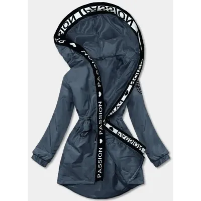 Dámská parka oversize MODA080 modrá