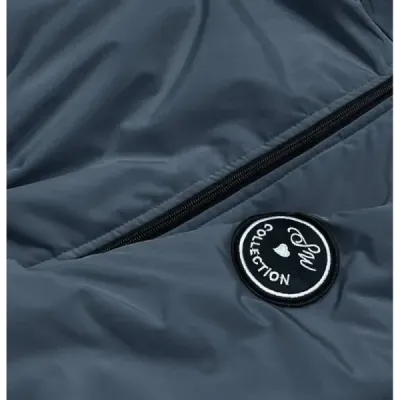 Dámská parka oversize MODA080 modrá