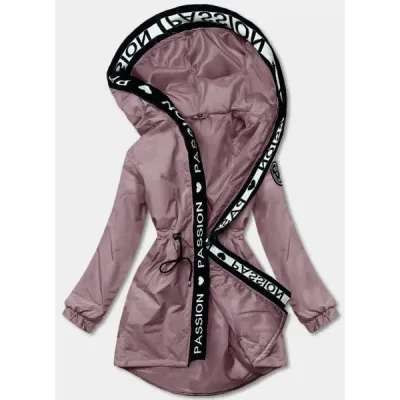 Dámská parka oversize MODA080 růžová