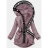 Dámská parka oversize MODA080 růžová