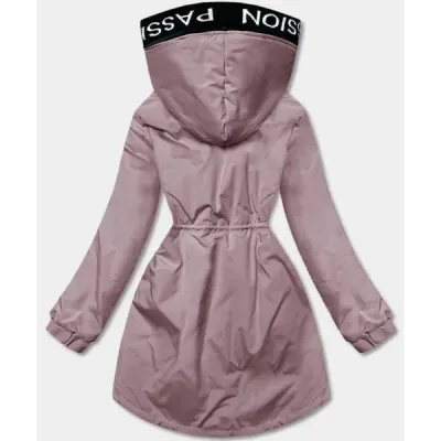 Dámská parka oversize MODA080 růžová