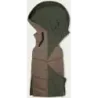 Dlouhá dámská oboustranná vesta MODA8159 béžova-khaki