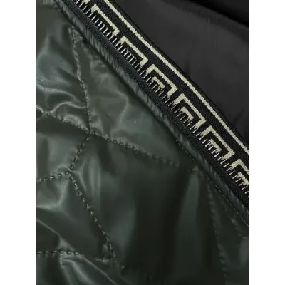 Dámská jarní bunda s ozdobným prošíváním S\'West MODA8146 tmavě zelená