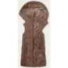 Dámská vesta s kapucí S&#039;West MODA8175 cappuccino