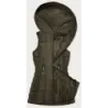 Dámská vesta s kapucí B8226 khaki