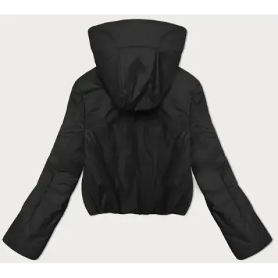 Krátká dámská bunda s kapucí S\'West MODA8246 černá