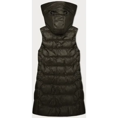Dámská vesta s odepinatelnou kapucí S'West MODA8231 khaki