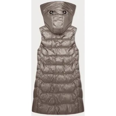 Dámská vesta s kapucí S'West MODA8232BIG cappuccino