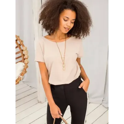Dámské triko MODA4662 béžové