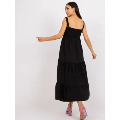 Dlouhé dámské šaty MODA2315 černé