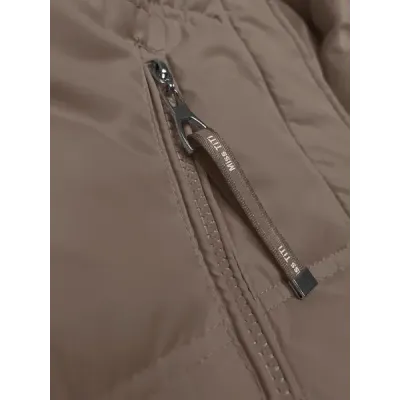 Volná dámská vesta MODA2655 béžová