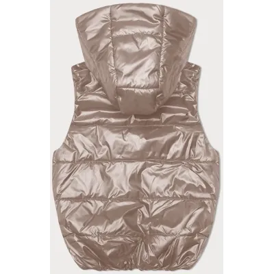 Dámská vesta MODA8247 světle béžová