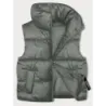 Krátká dámská vesta MODA8245 khaki
