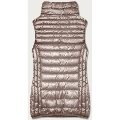 Dámská vesta MODA8233 tmavě béžová