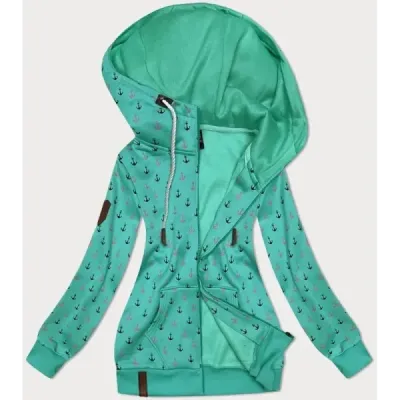 Dámská mikina MODA2307 zelená