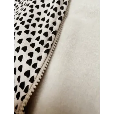 Dámská mikina na zip srdíčka MODA2315 světle béžová