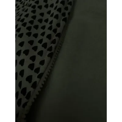Dámská mikina na zip srdíčka MODA2315 army