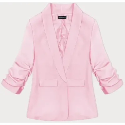 Tenké dámské sako MODA356 světle růžové