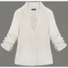 Tenké dámské sako MODA356 světle béžové