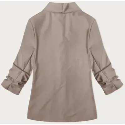 Tenké dámské sako MODA356 mocca