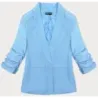 Tenké dámské sako MODA356 světle modré