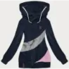 Hrubá dámská mikina MODA2302 tmavě modrá