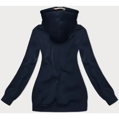 Hrubá dámská mikina MODA2302 tmavě modrá