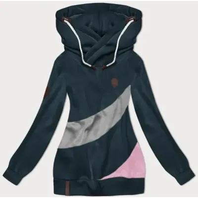 Hrubá dámská mikina MODA2302 zelená