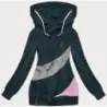 Hrubá dámská mikina MODA2302 zelená
