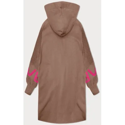 Dámská tepláková tunika MODA5759 béžová