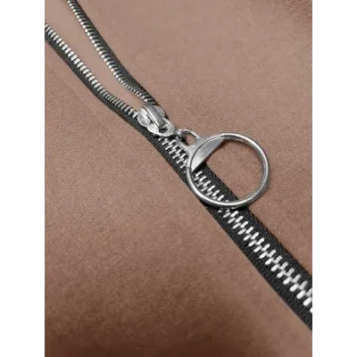 Dámská tepláková tunika MODA5759 béžová