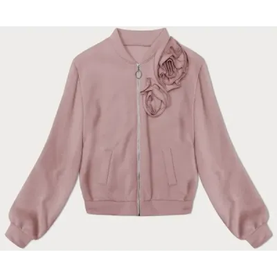 Dámská mikina s růžemi MODA6023 růžová