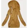 Dámská mikina s hvězdičkami MODA2313 žlutá