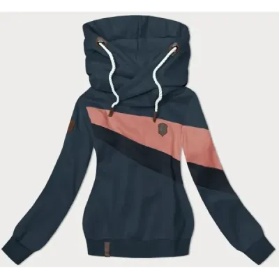 Dámská mikina MODA2301 šedomodrá