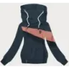 Dámská mikina MODA2301 šedomodrá