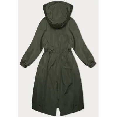 Volná dámská přechodná bunda MODA982 khaki