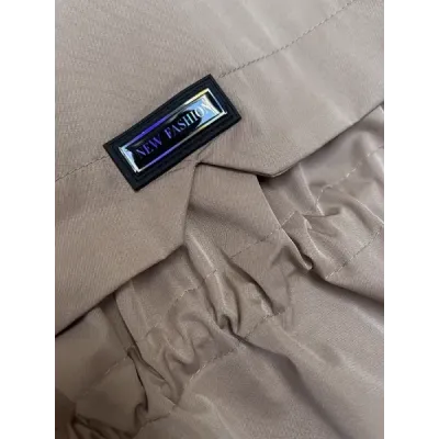 Dámská bunda parka MODA2401 tmavě béžová
