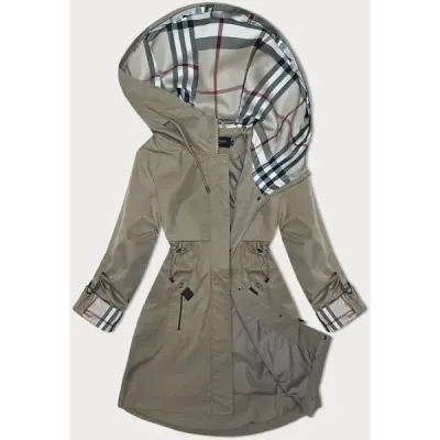 Dámská bunda parka MODA2401 světle zelená