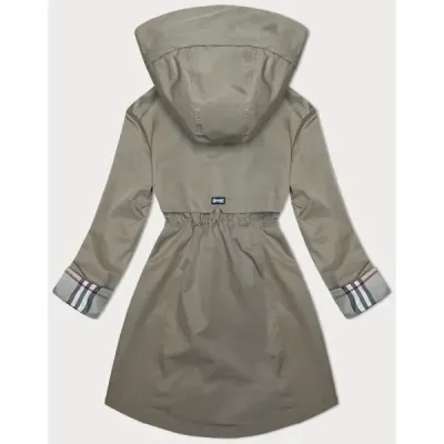 Dámská bunda parka MODA2401BIG světle zelená